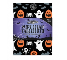 Halloween Wipe Clean Tablecloth 132x178cm - Kids