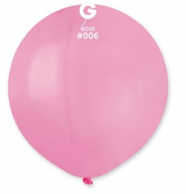 Gemar 19" Pack Of 25 Latex Balloons Rose #006