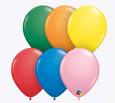 Qualatex 5" Standard Latex Balloon 100 Pack