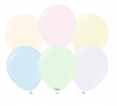 Kalisan 18" Macaron Pale Assorted 25Pc