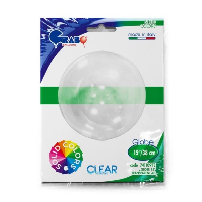 Globe 15" Transparent 4D - Single Pack