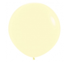 Pastel Matte Solid Yellow 36" Latex Balloons