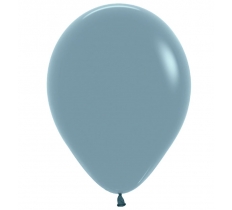 Pastel Dusk Blue 12" Latex Balloons 30cm - 50 Pack