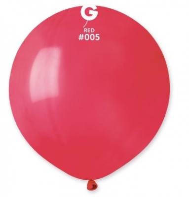 Gemar 19" Pack Of 25 Latex Balloons Red #005