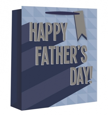 FATHERS DAY EXTRA LARGE WIDE GIFT BAG