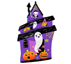 Halloween Haunted House Supershape 23" Foil Balloon