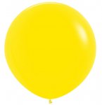 Fashion Colour Solid Yellow 020 Latex Balloons 36" 2 Pack