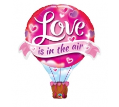 QUALATEX 42" SHAPE LOVE IS IN THE AIR BALLOON