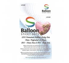 QUALATEX BALLOON STICKY DOTS 1200 PACK