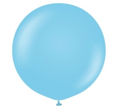 Kalisan 24" Standard Baby Blue Latex Balloons 2 Pack