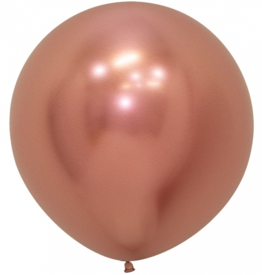 Sempertex Balloons 24" Reflex Rose Gold 3 Pack