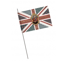 KING CORONATION VINATGE FLAG 60 X 90CM