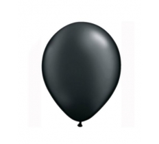 5" RADIANT PEARL ONYX BLACK LATEX BALLOONS (100)