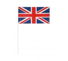 Union Jack Hand Flag 29x17cm With 40cm Stick