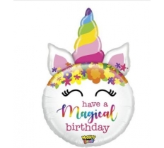 Mighty Birthday Unicorn 33" Single Pack