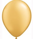 QUALATEX 11" ROUND GOLD BALLOONS 100 PACK