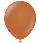 KALISAN 12" STANDARD CARAMEL LATEX BALLOONS 100CT