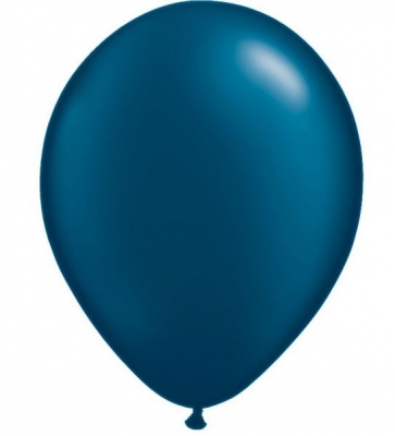 11" MIDNIGHT BLUE PEARL QUALATEX 100PACK LATEX BALLOONS