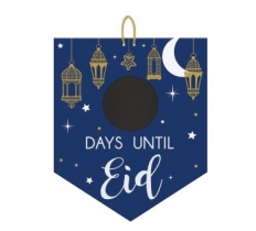 Eid MDF Countdown Chalkboard Signs 32cm x 38cm