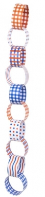 *** OFFER *** UNION JACK PAPER CHAINS 12FT (60 SINGLES)