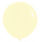 Pastel Matte Solid Yellow 36" Latex Balloons