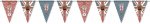 VINATGE TRIANGLE BUNTING 3M