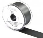 Eleganza Double Faced Satin 38mm x 20m Graphite No.91