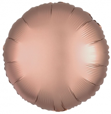 Amscan Rose Gold Circle Standard Pack aged Foil BalloonsS