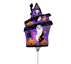 Halloween Haunted House Mini Shape Foil Balloons