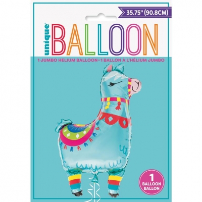 LLAMA GIANT FOIL BALLOON 35.75"