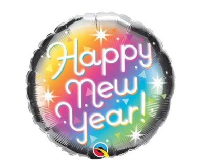 New Year 18" Prismatic Balloon