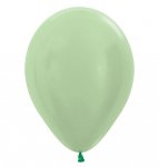 Sempertex 12" Satin Green Latex Balloons Pack Of 50