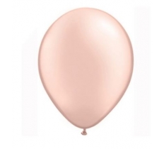 5" QUALATEX ROUND PEARL PEACH 100PACK LATEX BALLOONS