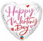 QUALATEX 18" HEART VALENTINE'S DAY CASUAL SCRIPT BALLOON