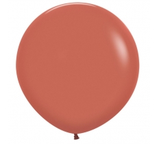 Fashion Colour Terracotta Latex Balloons 24"/60cm 3 Pack