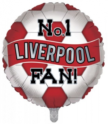 LIVERPOOL FOOTBALL BALLOON 18"