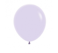 Pastel Matte Solid Lilac 18" Latex Balloons 45cm 25 Pack