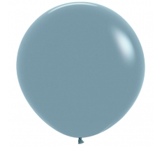 Pastel Dusk Blue 24" Latex Balloons 60cm - 3 Pack