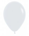 Sempertex 12" Fashion White Latex Balloons 12 Pack