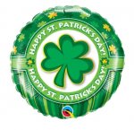 QUALATEX 18" ROUND HAPPY ST. PATRICK'S DAY! BALLOON