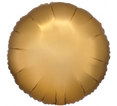 Amscan Silk Lustre Gold Circle Standard Foil Balloons