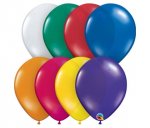 Qualatex 11" Round Jewel Latex Balloons 100 Pack