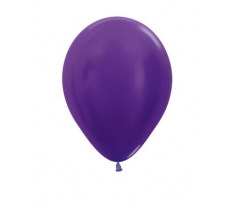 Metallic Solid Violet 5" Latex Balloons 13cm 100 Pack