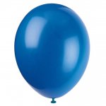 12" PREMIUM LATEX BALLOONS 10 PACK EVENING BLUE