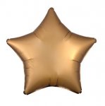 Amscan Silk Lustre Gold Star Standard Pack aged Foil Balloon