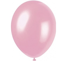 12" PREMIUM PEARLIZED BALLOONS 8 PACK CRYSTAL PINK