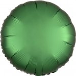 Satin Emerald Circle 18" Foil Balloon