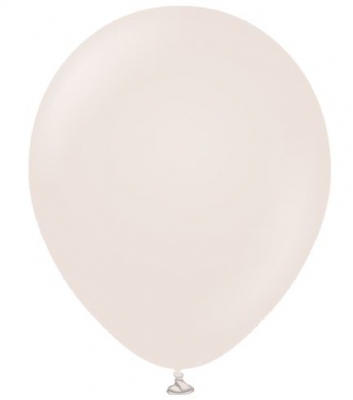 Kalisan 12" Retro White Sand Latex Balloons ( 100 )