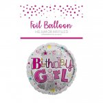 BIRTHDAY GIRL FOIL BALLOON