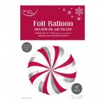 Christmas 18" Candy Swirl Foil Balloon